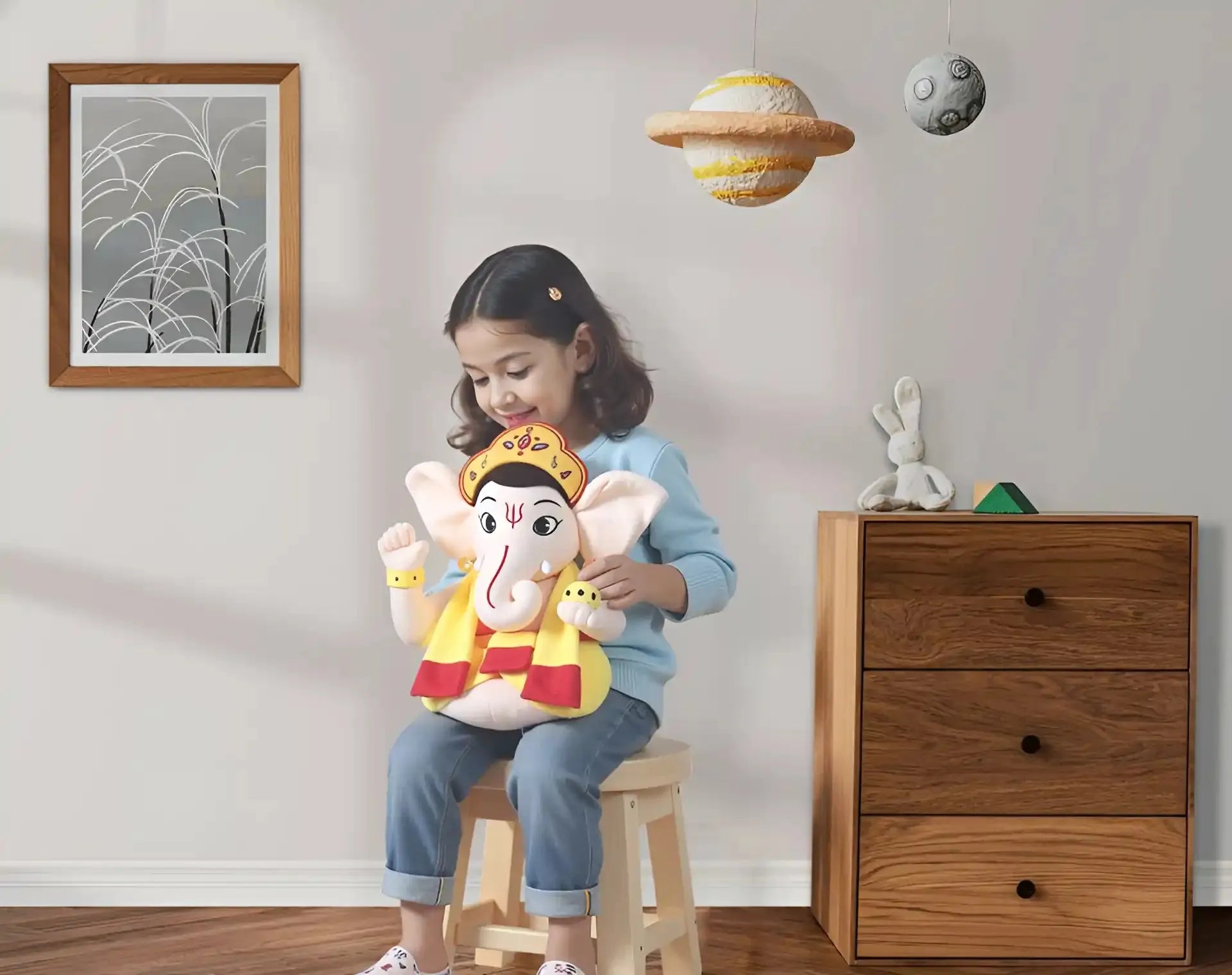 mantra chanting baby ganesha