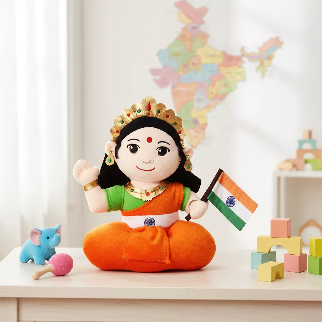 National Anthem Singing Bharat Mata Plush Toy