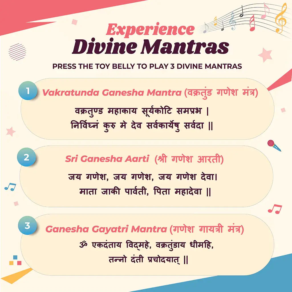 sacred and authentic mantras in aurbo mantra chanting ganesha toy