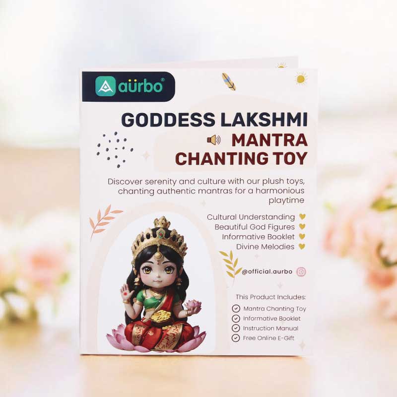 learning booklet with mantra meaning and benefits with aurbo mantra chanting lakshmi