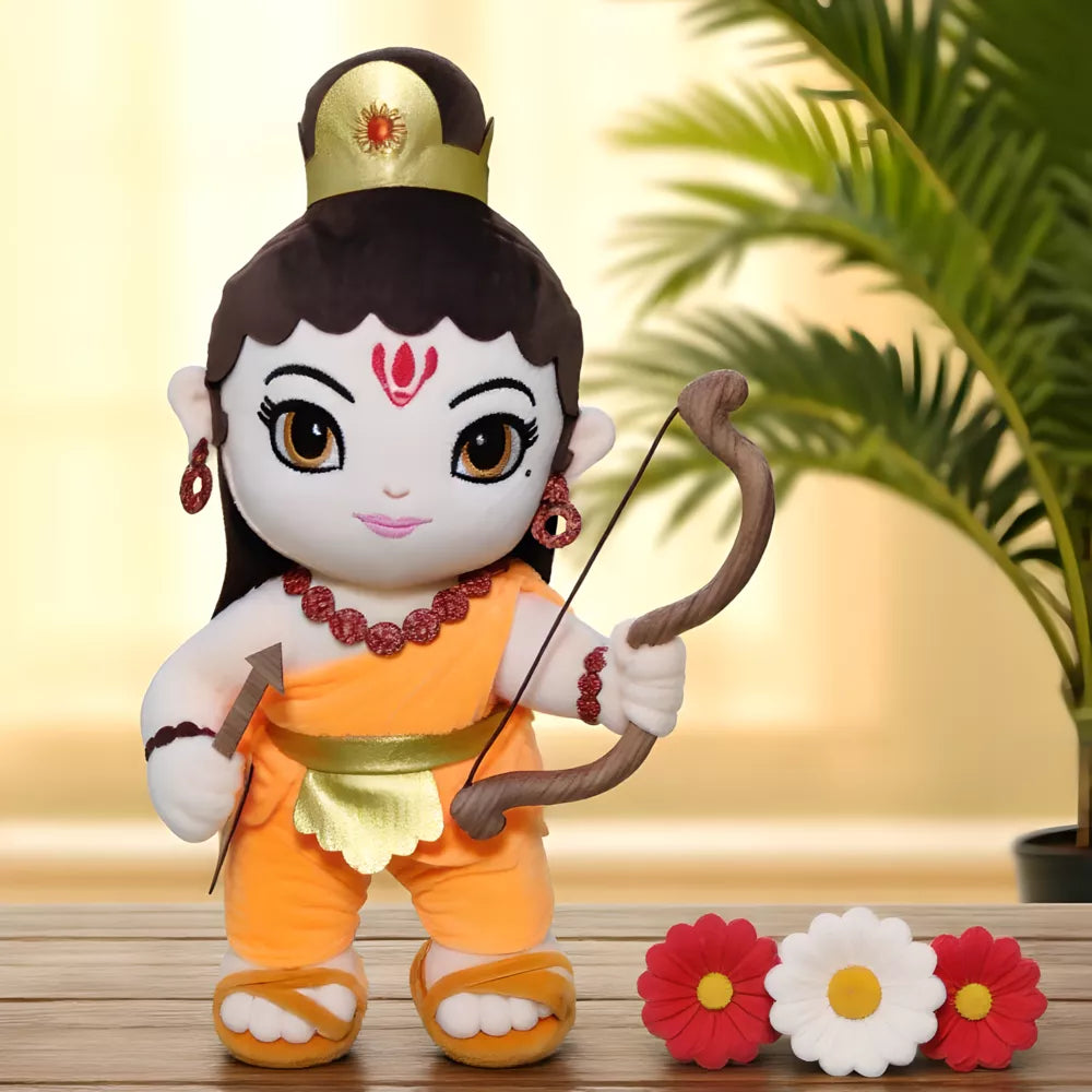 aurbo mantra chanting baby shri ram soft toy lifestyle image