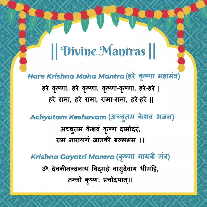 Mantra Chanting Baby Krishna (Small, 25cm)