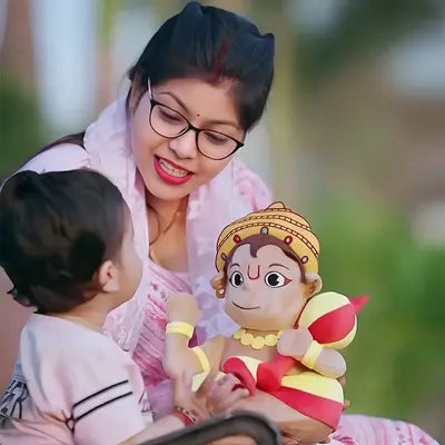 mantra chanting baby hanuman