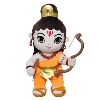 mantra chanting shri ram soft toy